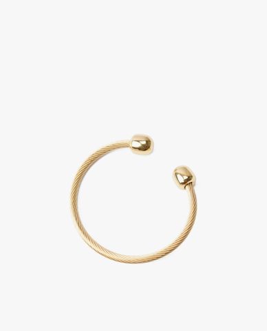  CECI - Vòng đeo tay nữ dạng hở dây kim loại tròn cổ điển 