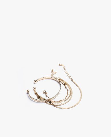  CECI - Pack 5 vòng đeo tay nữ kim loại thời trang 