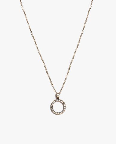  CECI - Vòng cổ nữ mặt vòng tròn đính đá thời trang 