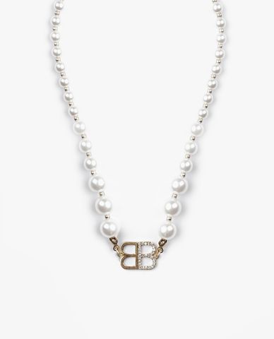 CECI - Dây chuyền nữ ngọc trai mặt hình chữ B sang trọng 