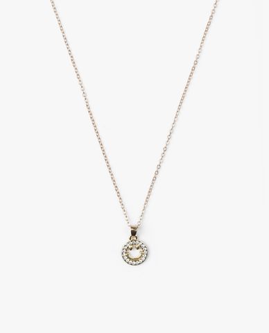  CECI - Vòng cổ nữ sợi mảnh mặt hình tròn độc đáo 