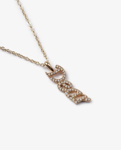  CECI - Vòng cổ nữ sợi mảnh phối mặt chữ Dear 