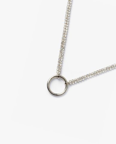  CECI - Vòng cổ nữ chuỗi pha lê đôi lấp lánh 