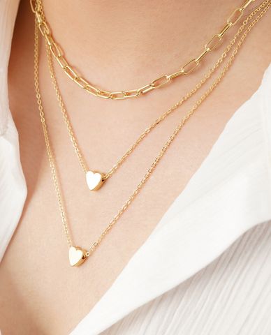  CECI - Vòng cổ nữ dạng chuỗi xích ba tầng thời trang 