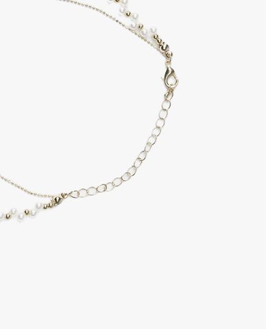  CECI - Vòng cổ nữ hai tầng chuỗi hạt thời trang 