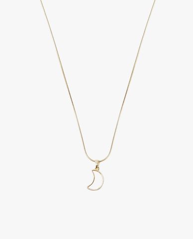  CECI - Vòng cổ nữ phối mặt hình trăng khuyết cá tính 