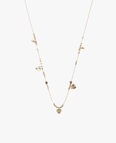  CECI - Vòng cổ nữ chuỗi hạt phối mặt trái tim thời trang 