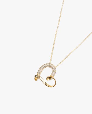  CECI - Vòng cổ nữ chuỗi xích mặt hình trái tim độc đáo 