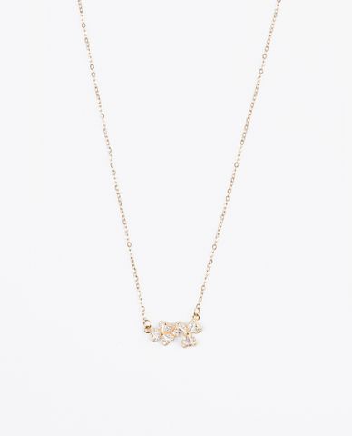  CECI - Vòng cổ nữ mặt cỏ ba lá đôi tinh tế 