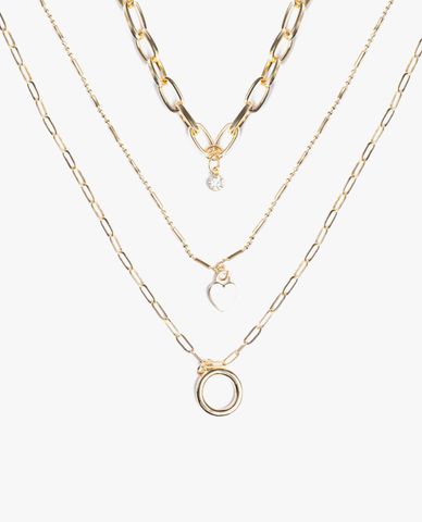  CECI - Dây chuyền nữ chuỗi xích nhiều tầng thời trang 