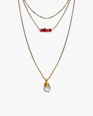  CECI - Dây chuyền nữ chuỗi xích nhiều tầng thời trang 