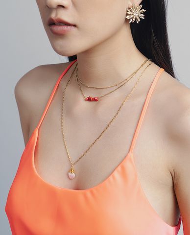  CECI - Dây chuyền nữ chuỗi xích nhiều tầng thời trang 