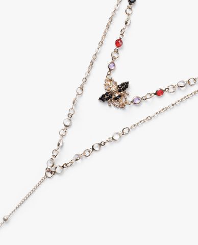  CECI - Vòng cổ nữ dạng chuỗi xích hai tầng thanh lịch 