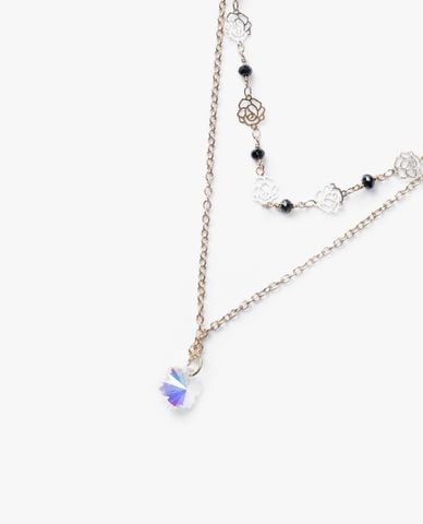  CECI - Vòng cổ nữ dạng chuỗi xích hai tầng thanh lịch 