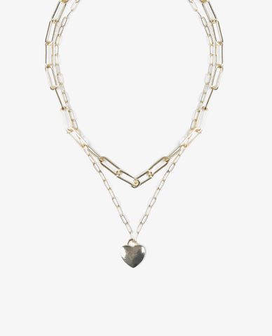  CECI - Vòng cổ nữ dạng chuỗi xích hai tầng thời trang 