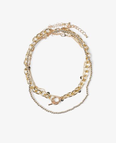  CECI - Set 3 sợi Vòng cổ đeo layer cá tính 