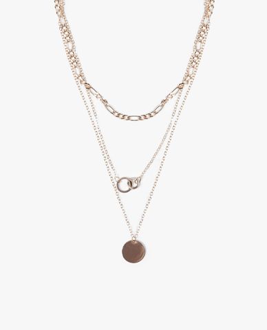  CECI - Vòng cổ nữ dạng chuỗi xích ba tầng thanh lịch 