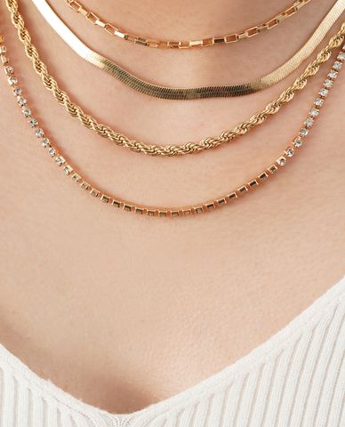  CECI - Set 4 vòng cổ nữ đeo layer sang trọng 