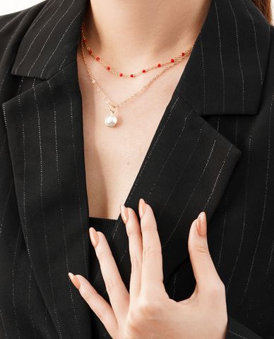  CECI - Set 2 vòng cổ nữ dạng chuỗi xích mảnh 