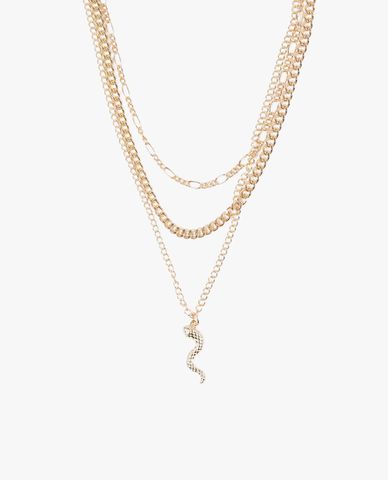  CECI - Vòng cổ nữ mắc xích nhiều tầng cá tính 