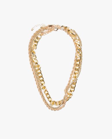  CECI - Dây chuyền nữ chuỗi xích nhiều tầng cá tính 