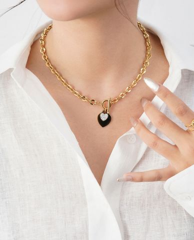  CECI - Vòng cổ nữ mắc xích lớn cá tính 