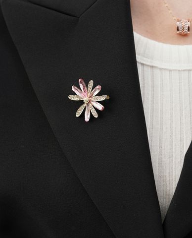  CECI - Ghim cài áo nữ hình hoa mười cánh xinh xắn 