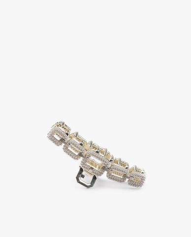  CECI - Kẹp tóc nữ kiểu dáng chuỗi xích lớn đính ngọc trai 