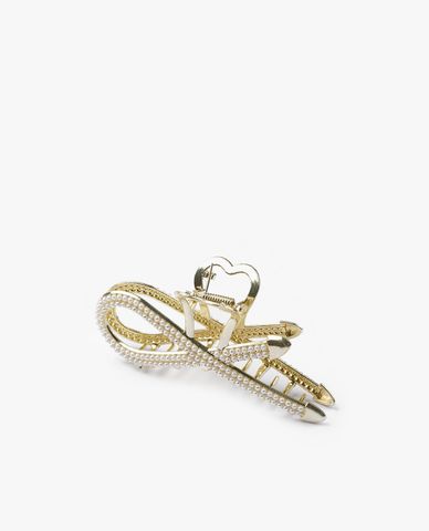  CECI - Kẹp tóc nữ đính đá ngọc trai thiết kế độc đáo 