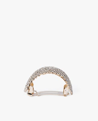  CECI - Kẹp tóc nữ bản to đính đá sang trọng 