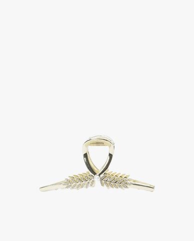  CECI - Kẹp tóc nữ phối hình chiếc lá đính đá thời trang 