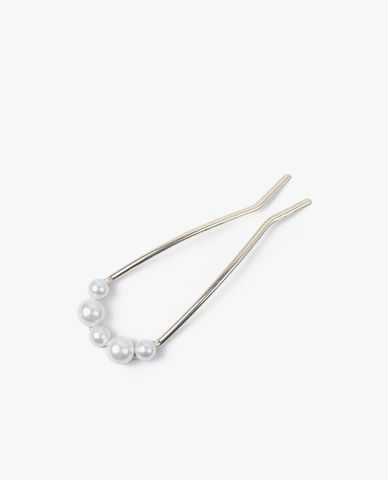  CECI - Kẹp tóc hình chữ U đính ngọc trai thanh lịch 