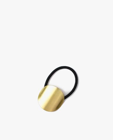  CECI - Dây thun cột tóc nữ mặt kim loại tròn nổi bật 