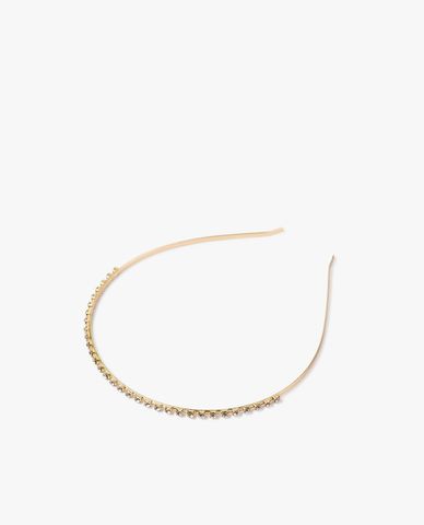  CECI - Băng đô cài tóc bản mảnh đính đá thanh lịch 