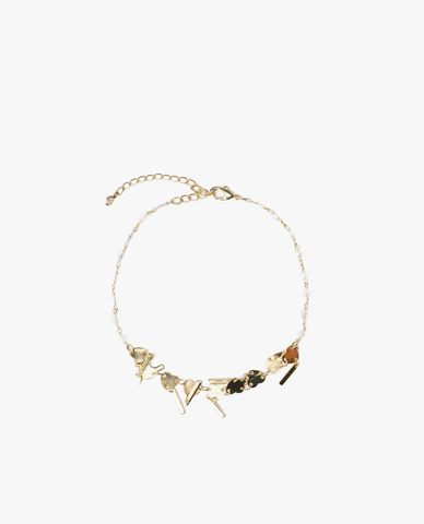  CECI - Lắc chân nữ chuỗi hạt phối hình trái tim xinh xắn 