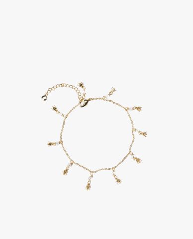  CECI - Lắc chân nữ  xích nhỏ khóa càng cua cổ điển 