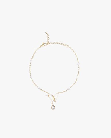  CECI - Lắc chân nữ chuỗi hạt ngọc trai sang trọng 