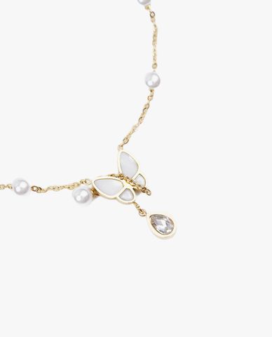  CECI - Lắc chân nữ chuỗi hạt ngọc trai sang trọng 