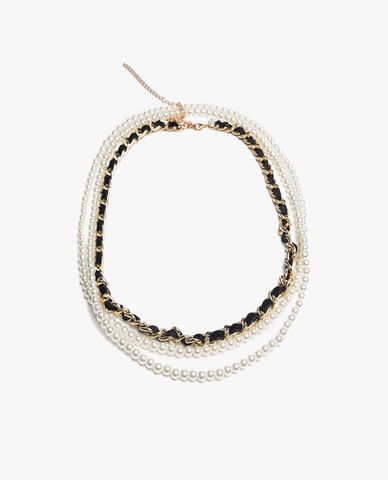  CECI - Dây chuyền nữ 3 tầng phối ngọc trai sang trọng 