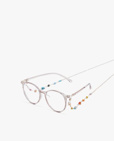  CECI - Dây đeo mắt kính nữ chuỗi xích đính đá thời trang 
