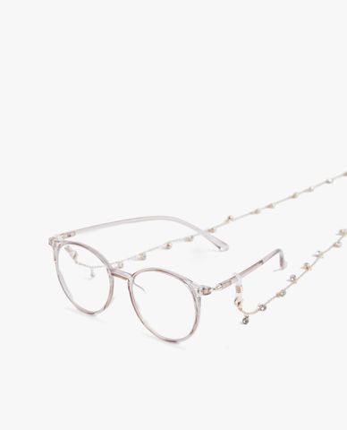  CECI - Dây đeo mắt kính nữ chuỗi xích nhỏ đính đá sang trọng 