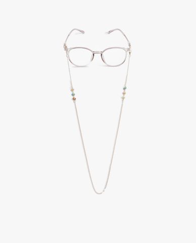  CECI - Dây đeo mắt kính nữ chuỗi xích nhỏ phối bông hoa xinh xắn 