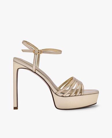  PEDRO - Giày sandals cao gót Iza Fabric Platform 