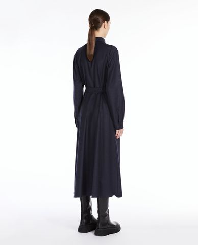  WEEKEND MAX MARA - Đầm sơ mi midi phom suông tay dài Auronzo 