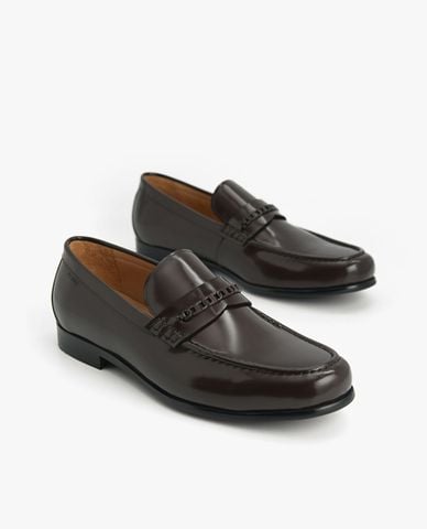  PEDRO - Giày tây nam mũi nhọn Icon Leather Penny 