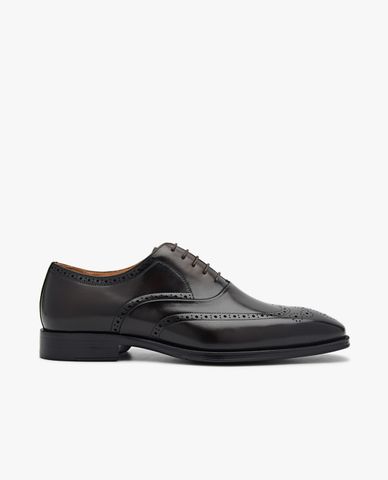 PEDRO - Giày tây nam mũi nhọn Leather Brogue Oxford 
