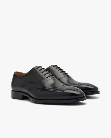  PEDRO - Giày tây nam mũi nhọn Leather Brogue Oxford 