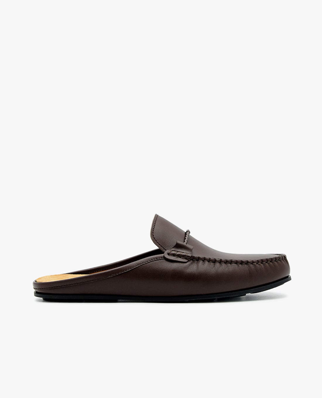 PEDRO - Giày lười nam mũi tròn Hawser Leather