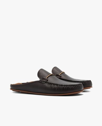  PEDRO - Giày mules nam mũi tròn hở gót thời trang 