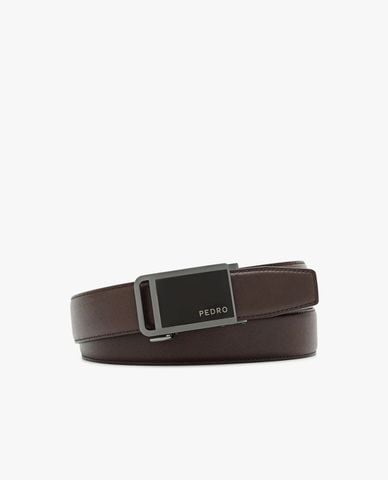  PEDRO - Thắt lưng nam bản vừa Leather Automatic 